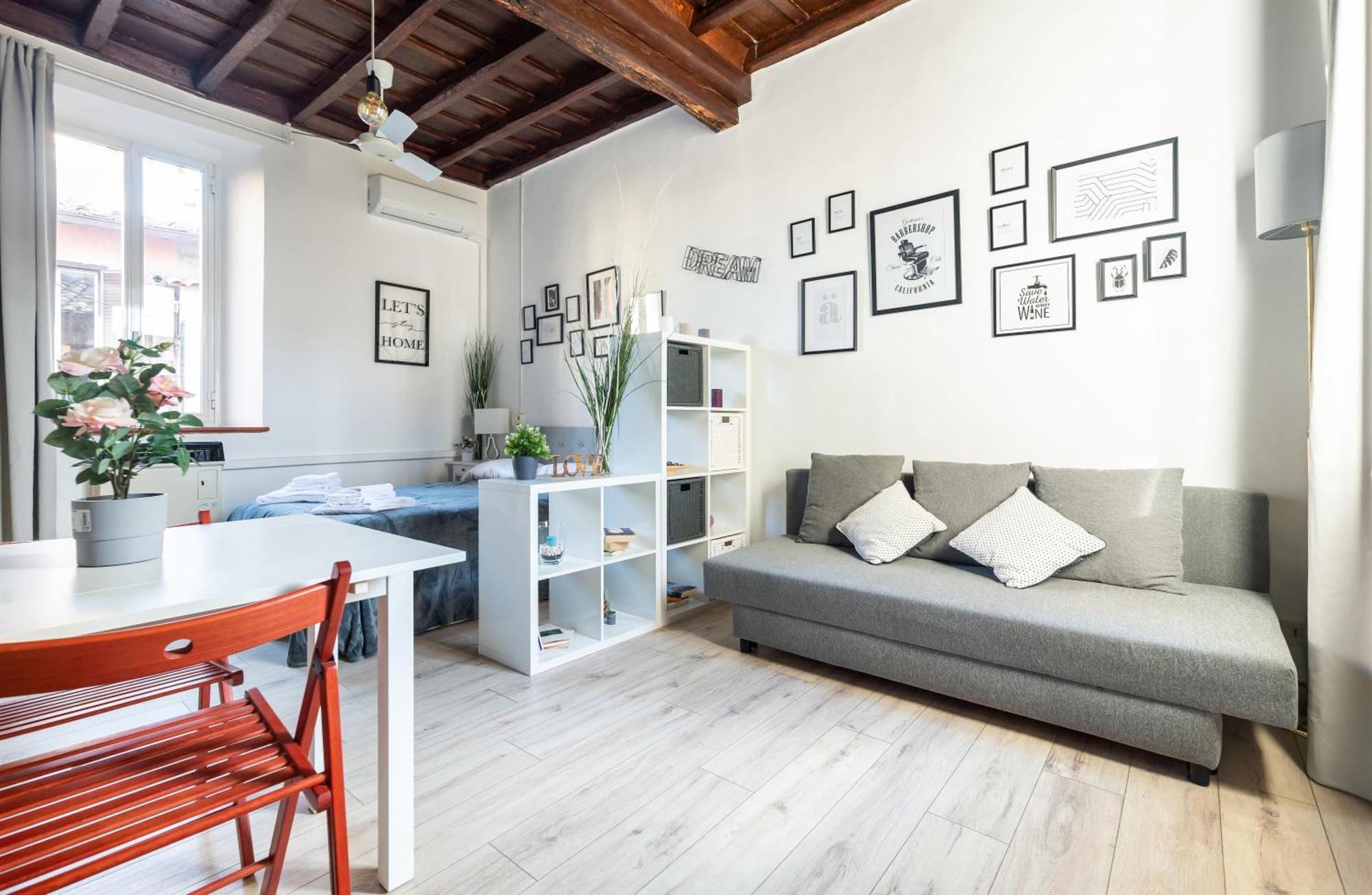 Cozy Studio Campo De Fiori Roma Dış mekan fotoğraf