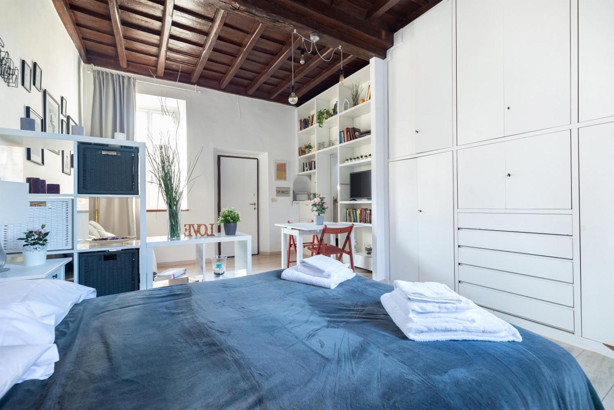 Cozy Studio Campo De Fiori Roma Dış mekan fotoğraf